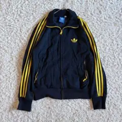 1556 adidas トレフォイル　トラックジャケット　ジャージ M ネイビー