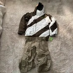 BL-4000 スノーボードウェア M ブラウン/ホワイト