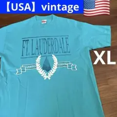 【USA製】vintageFT. LAUDERDALEヴィンテージ TシャツXL