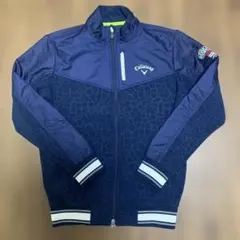 美品❗️Callaway ネイビー mサイズ ジップアップジャケット