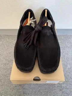 Clarks Wallabee Black Suede Black