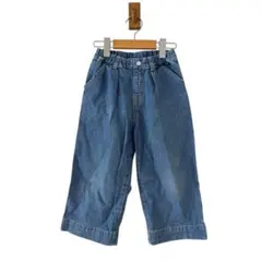 ブランシェス　branshes キッズデニム　120 ブルー　ゆったり