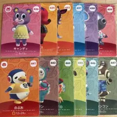 どうぶつの森　あつ森　amiibo第5弾カード　住民12枚セット