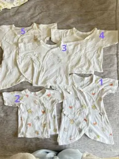 【美品】ミッフィー 新生児肌着セット 5点（50〜60cm・綿100%）