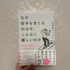 なぜ「若手を育てる」のは今、こんなに難しいのか : "ゆるい職場"時代の人材育…