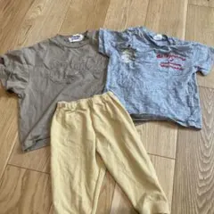 男の子 春夏 キッズ服 トップス パンツ 3点セット 묶음 판매