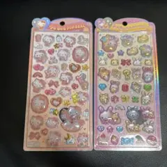 【正規品】フワフワらびちゃんうるちゅるポップシール　サンリオベビー　キティちゃん