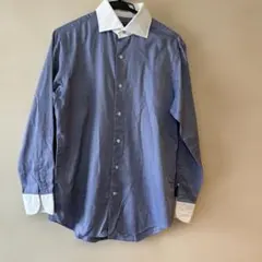 美品】B&Y 小松マテーレ オーバーサイズ カラーシャツ ダークグレー S