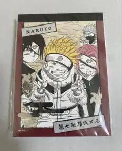 NARUTO 第七班結成メモ プロマイド付き