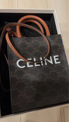CELINE セリーヌ トートバッグ ミニバーティカルカバ トリオンフ