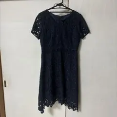 プロポーションボディ　レース 半袖ワンピース