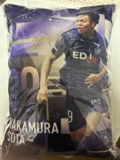 サンフレくじ　中村草太　ミニクッション