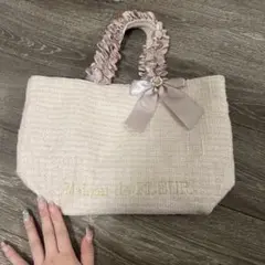 Maison de FLEUR ピンクベージュ 量産型風トートバッグ
