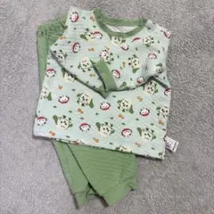 UNIQLOいないいないばあキルティングベビーパジャマ上下セット90