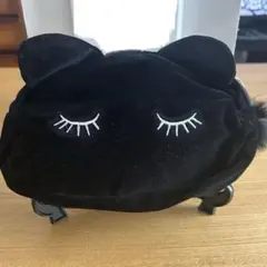 猫耳ポーチ ポケット付き ファー付き
