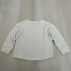 ユニクロ　ワッフルロンT 100
