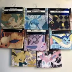 選べるハンドタオル　8種　ポケモンセンター限定　イーブイコレクション