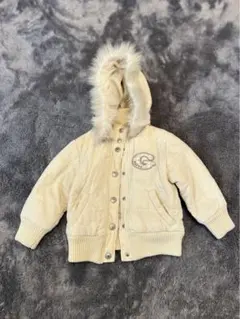 クリーム色コーディロイジャケット