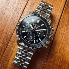 Seiko セイコー クロノグラフ 6T63‑00D0 黒 メンズ Yahoo!オークション -「6t63-00d0」の落札相場・落札価格