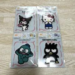 サンリオ　パイルワッペン　ワッペン　シール　ハローキティ　クロミ　バツマル