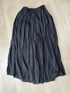 黒ロングキュロットスカートのサムネイル