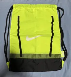 Nike ドローストリングバッグ 蛍光イエロー/ブラック