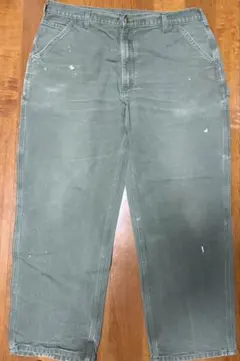 Carhartt レアカラー PTB B11 フェード ダック W40 古着 Carhartt 古着 レアカラー PTB B11 フェード ペンキ W40 - メルカリ
