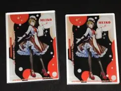 初音ミク×アニメイトカフェ アクリルカード MEIKO 2枚セット