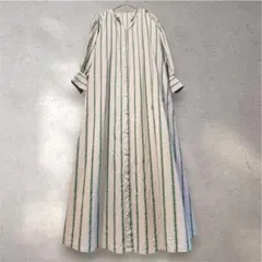 LAVEANGE ラビアンジェ パフスリーブ ロングワンピース LL