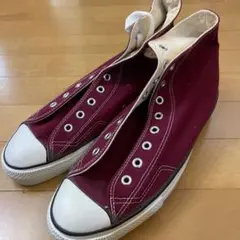 デッドストック 80s マルーン コンバース オールスター USA製 ビンテージ