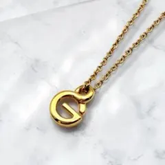 美品 ジバンシー ネックレス Gロゴモチーフ シンプル ヴィンテージ　ゴールドのサムネイル