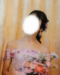 小枝&淡水パール・イヤリング