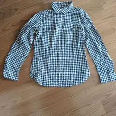 UNIQLO チェック柄 長袖シャツ