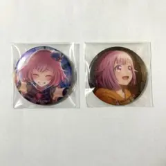 プロセカ　鳳えむ　グリッター缶バッジ　25A 26A 夢の途中、輝く星たちへ