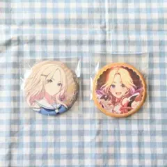 学マス ローソン グリッター缶バッジ トレーディングオーロラ缶バッジ 十王星南