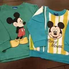 Disney ミッキー トレーナー2点セット 90