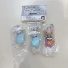 サンリオキャラクターズ　平成ギャルチャーム シナモン　ギャルキティ　3個セット