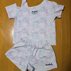 xgirl パステルカラー タイダイ柄 セットアップ