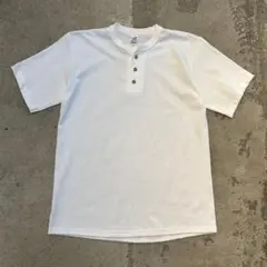 90s USA製 anvil ヘンリーネックTシャツ 無地 灰 L A892 - メルカリ