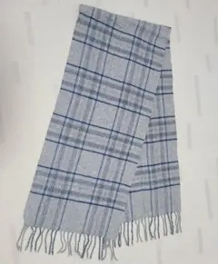 チェック柄マフラー グレー系