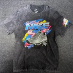 【希少XL】NIKE エアマックス97 グラフィックTシャツ ウォッシュド加工黒