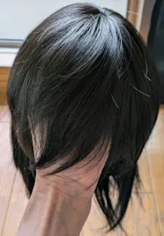 М　GRANDE　レディース ウィッグ ブラック　ウルフ