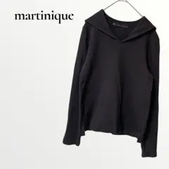 マルティニーク セーラーカラーカットソー グレー 日本製 シンプル 上品