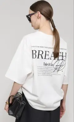 WHY NOT NOW ニクスTシャツ　白　フリーサイズのサムネイル