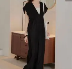 リエディ❤️ジャガードサロペット❤️SCサイズ低身長❤️黒・新品 