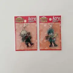 ヒロアカ　緑谷出久　爆豪勝己 B-SIDE LABEL アクリルチャーム 2個