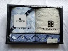 GIVENCHY ゲストタオル2枚セット 青・白