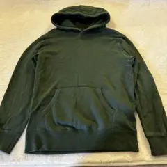 F*o様 ユニクロ スウェットプルパーカ M ダークグリーン 深緑 フーディー
