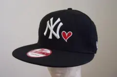 ニューヨークヤンキース×ニューエラ♡ウールキャップ帽子CAP♡ハートMLB野球