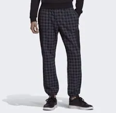 adidas アディダスチェック柄 ジョガーパンツ